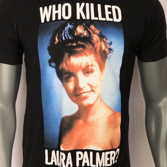 Black T-Shirt "Who Killed Laura Palmer?" - Picture 2 of 4
